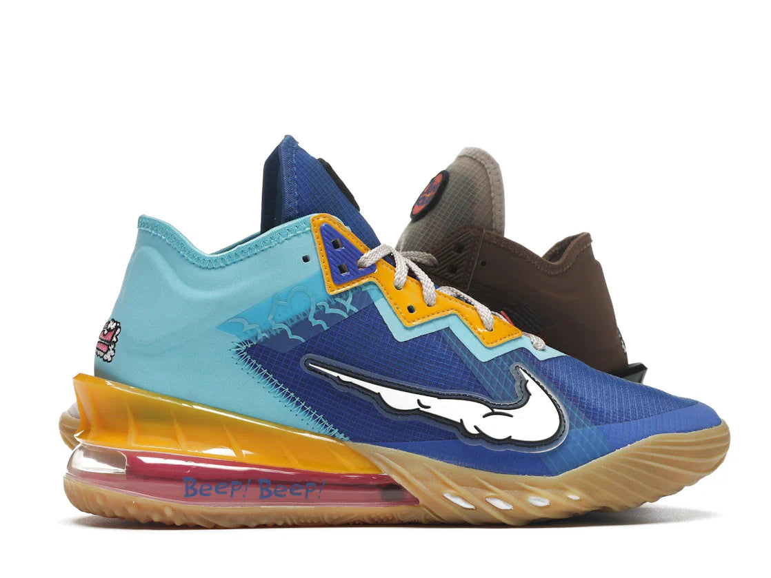Nike LeBron 18 Low Wile E. vs. Roadrunner Space Jam