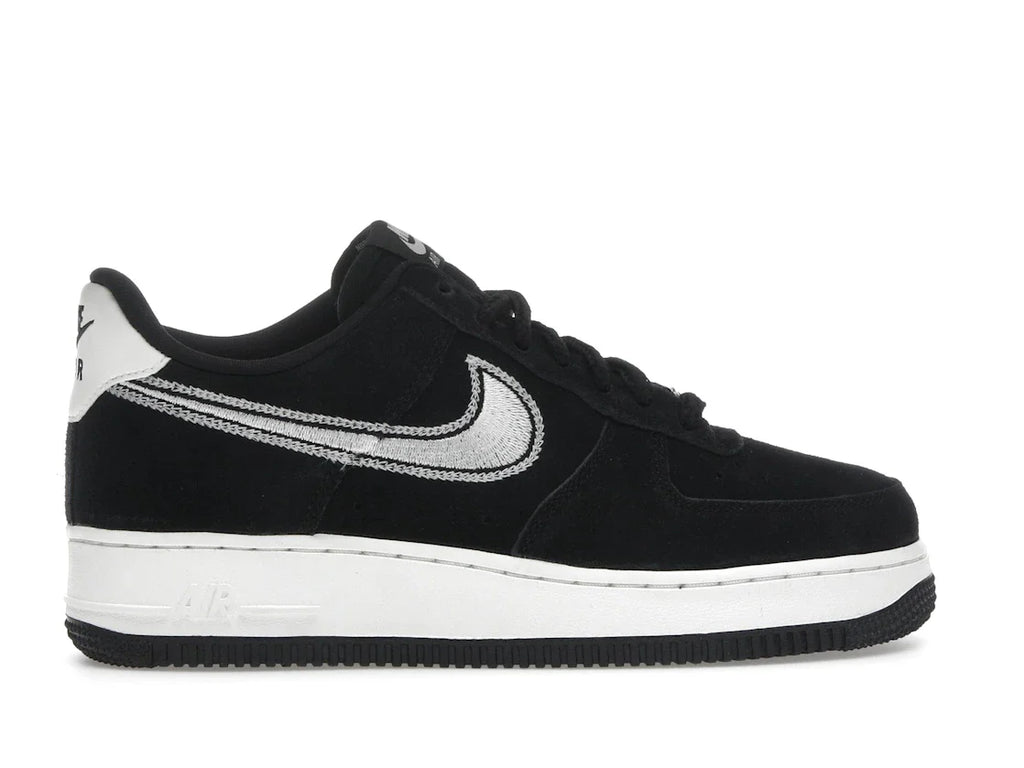 Nike Air Force 1 Low '07 LV8 Black Sail mit gesticktem Swoosh