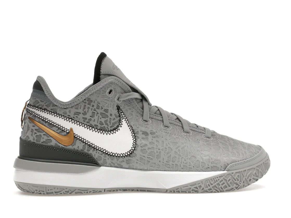 Nike Zoom LeBron NXXT Gen Wolf Gray Metallic Gold