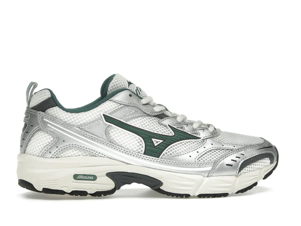 Mizuno MXR Schneeweiß Bistrogrün Silber