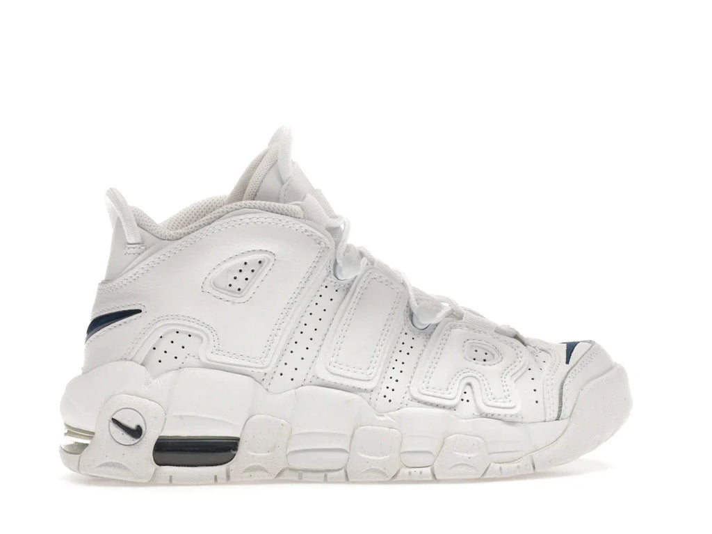 Nike Air More Uptempo Weiß Mitternachtsblau (GS)