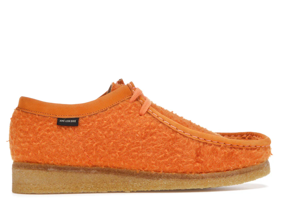 Clarks Originals Wallabee Aime Leon Dore Orange Casentino Wool