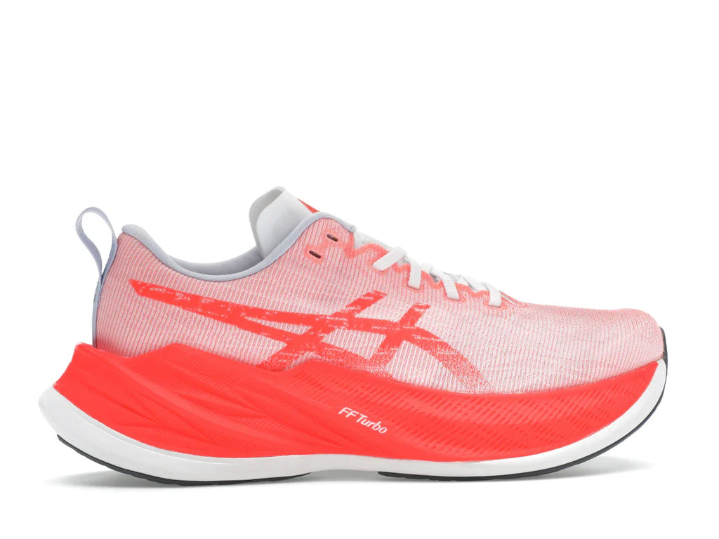 ASICS Superblast Weiß Sonnenaufgang Rot