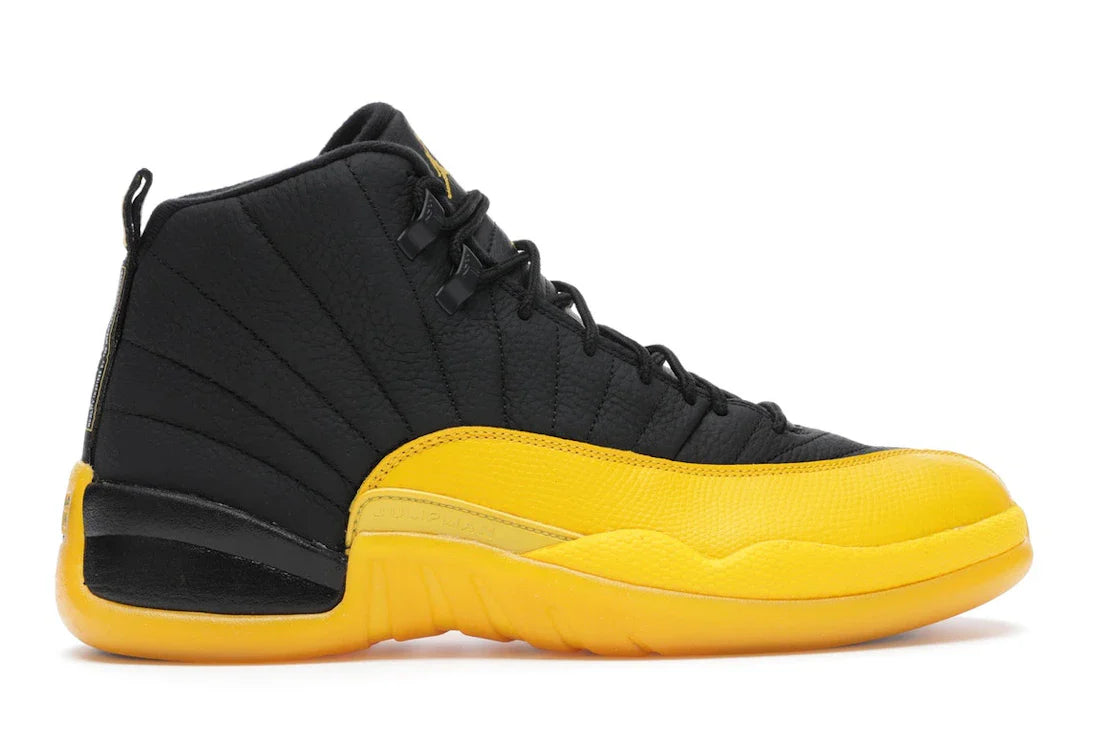 Jordan 12 Retro Schwarz Universitätsgold