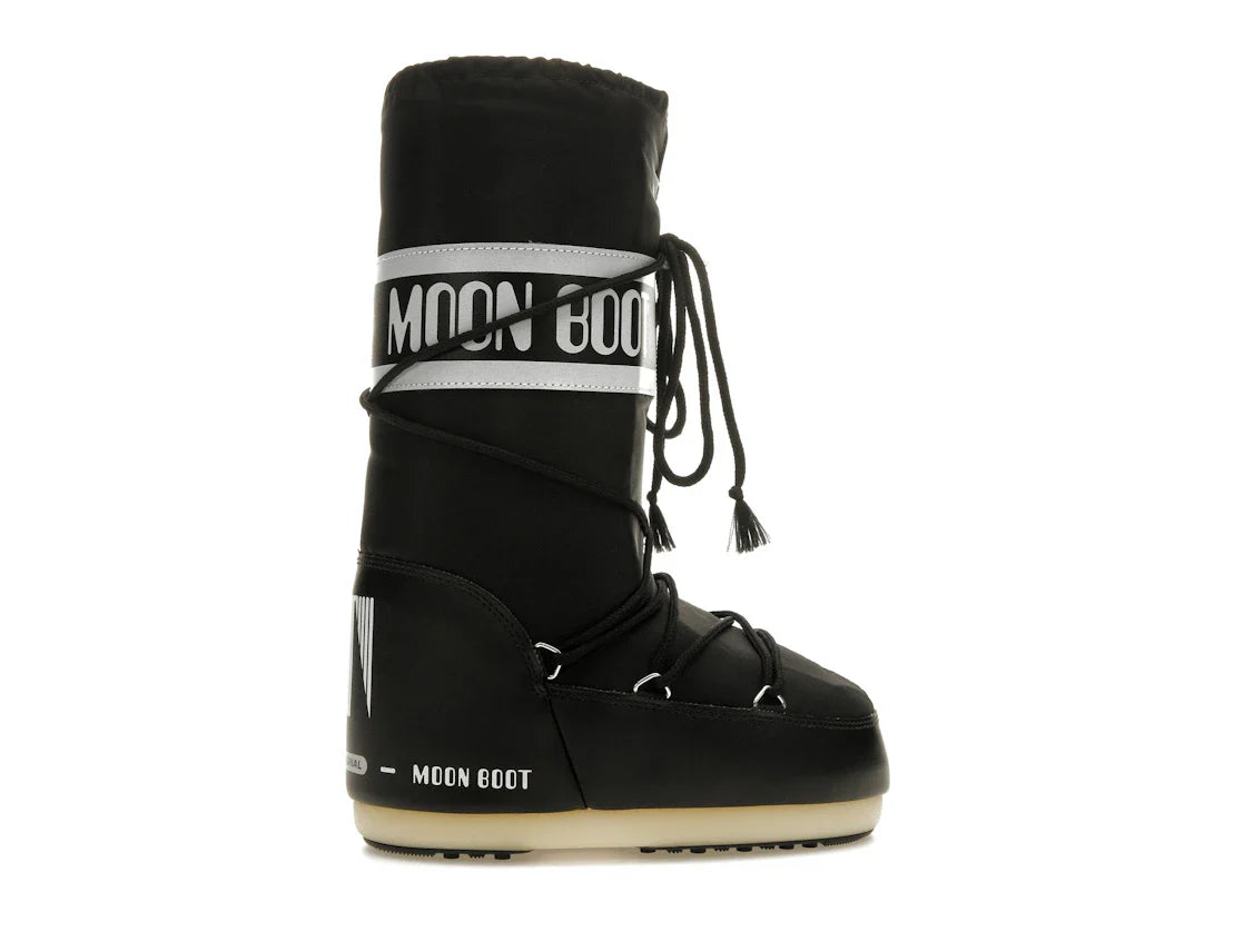 Moon Boot Icon Nylonstiefel Schwarz