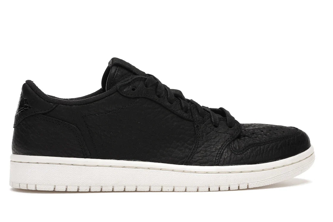 Jordan 1 Retro Low Swooshless Schwarz (2016)