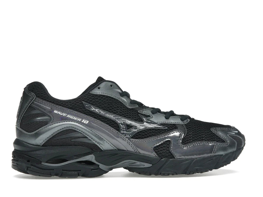 Mizuno Wave Rider 10 Schwarz Sand Metallic Grau