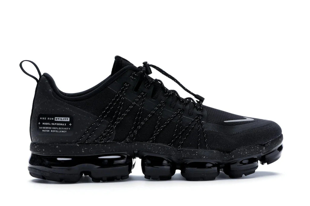 Nike Air VaporMax Run Utility Schwarz Reflektierendes Silber