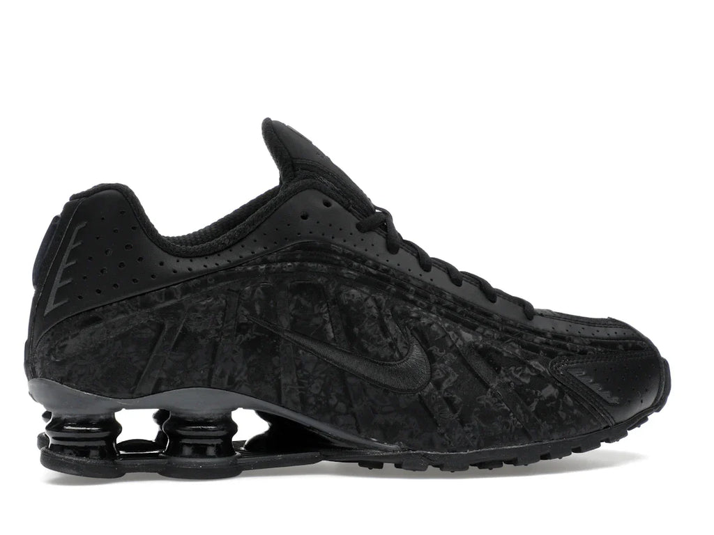 Nike Shox R4 Schwarz mit Blumenmuster (Damen)