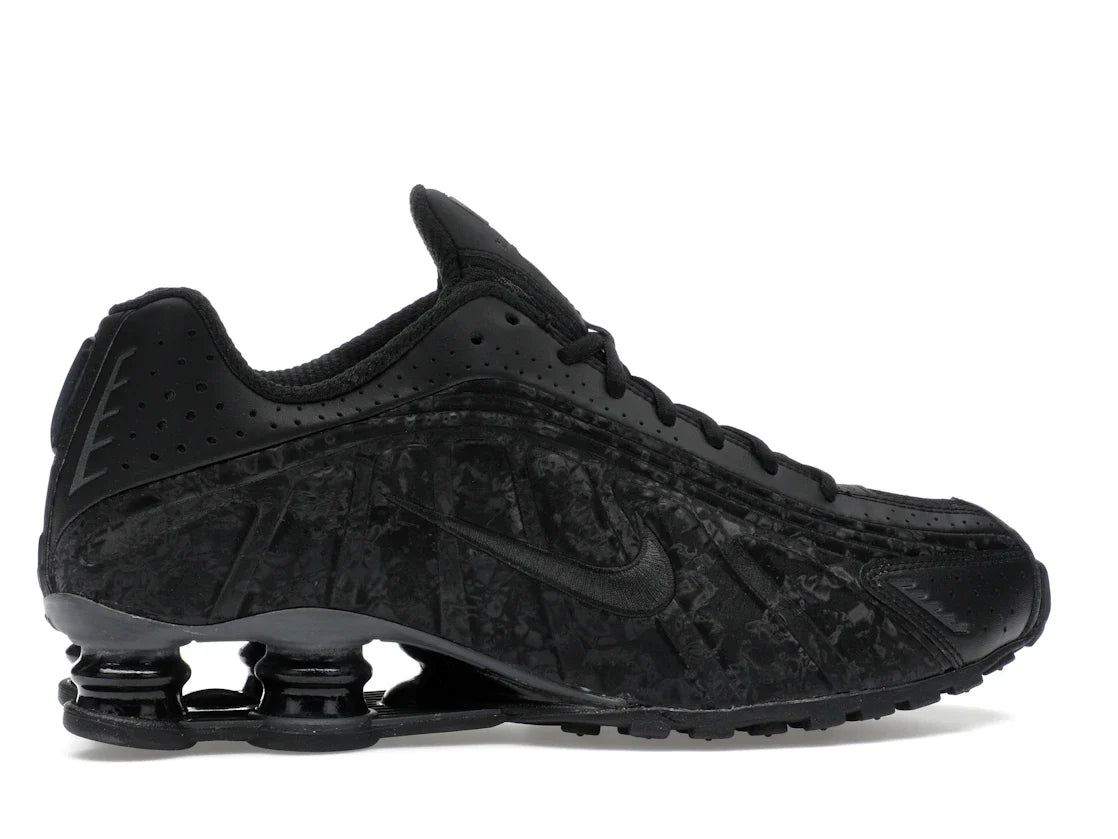 Nike Shox R4 Schwarz mit Blumenmuster (Damen)
