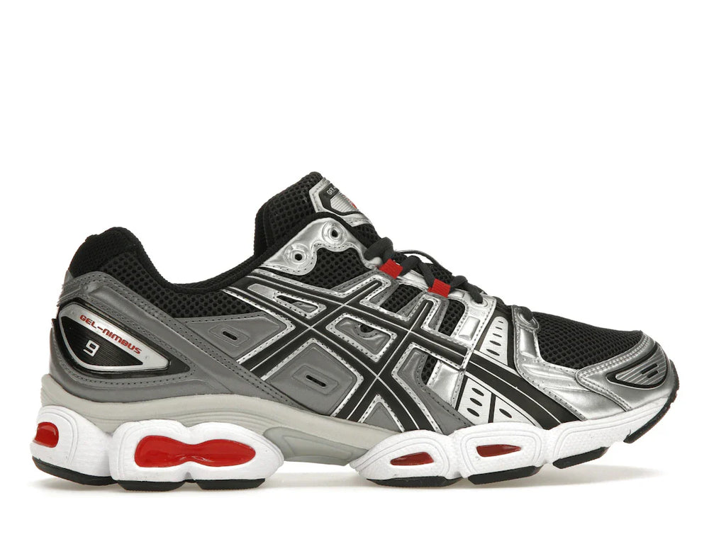 ASICS Gel-Nimbus 9 Graphitgrau Rot