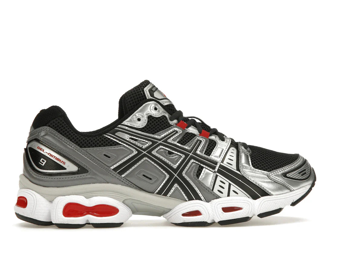 ASICS Gel-Nimbus 9 Graphitgrau Rot