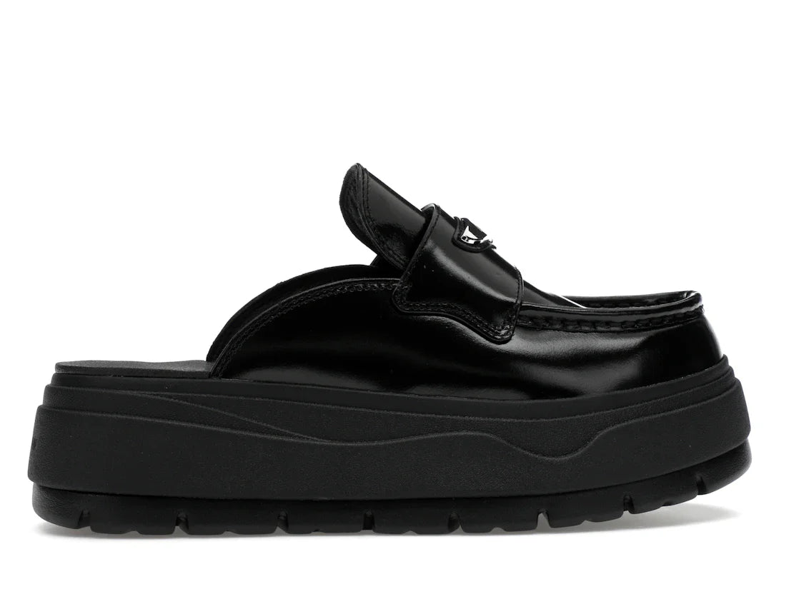 Jordan Mule Schwarz Metallic Silber (Damen)