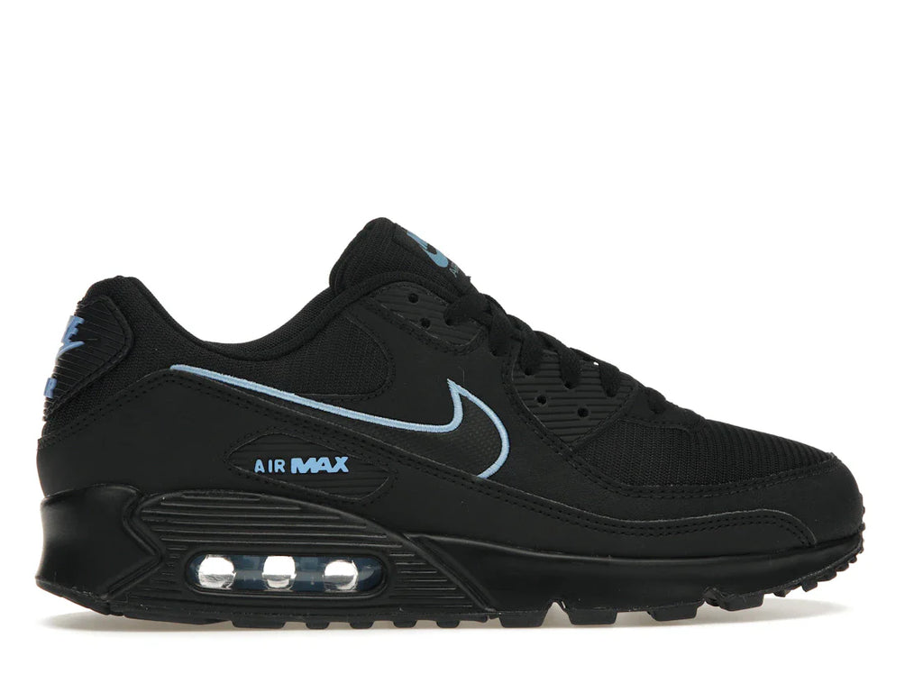 Nike Air Max 90 Schwarz Universitätsblau