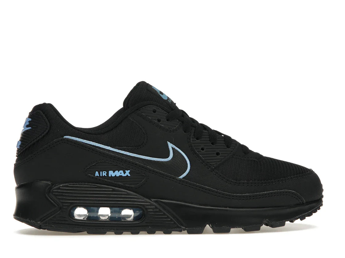 Nike Air Max 90 Schwarz Universitätsblau