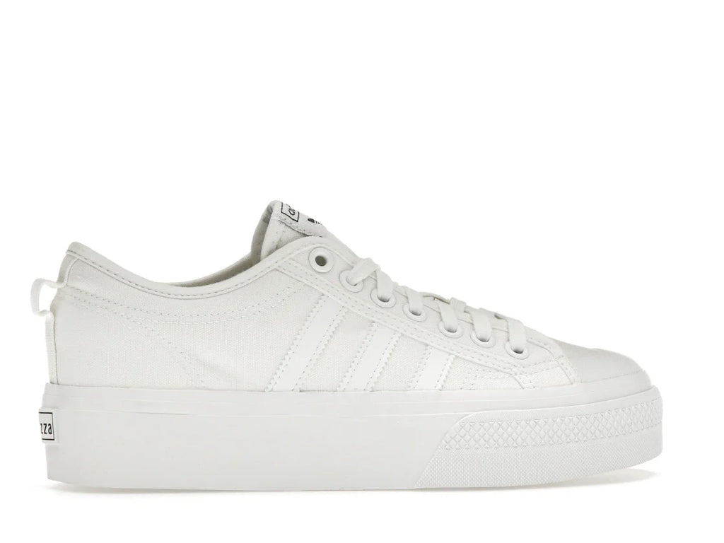 adidas Nizza Platform Triple White (Damen)