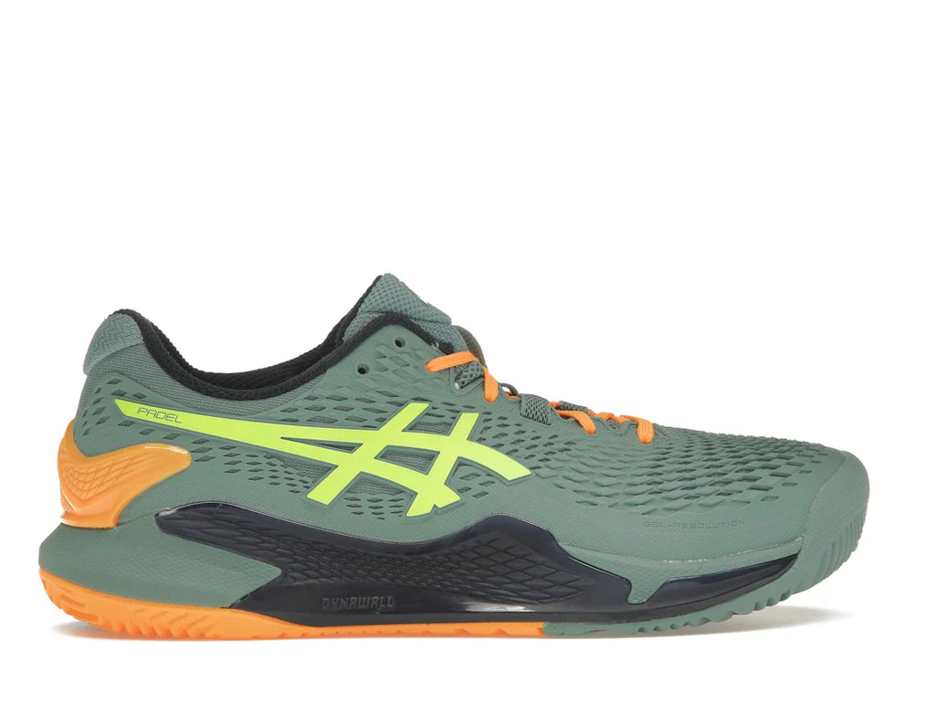 ASICS Gel-Resolution 9 Padel Celadon Sicherheitsgelb