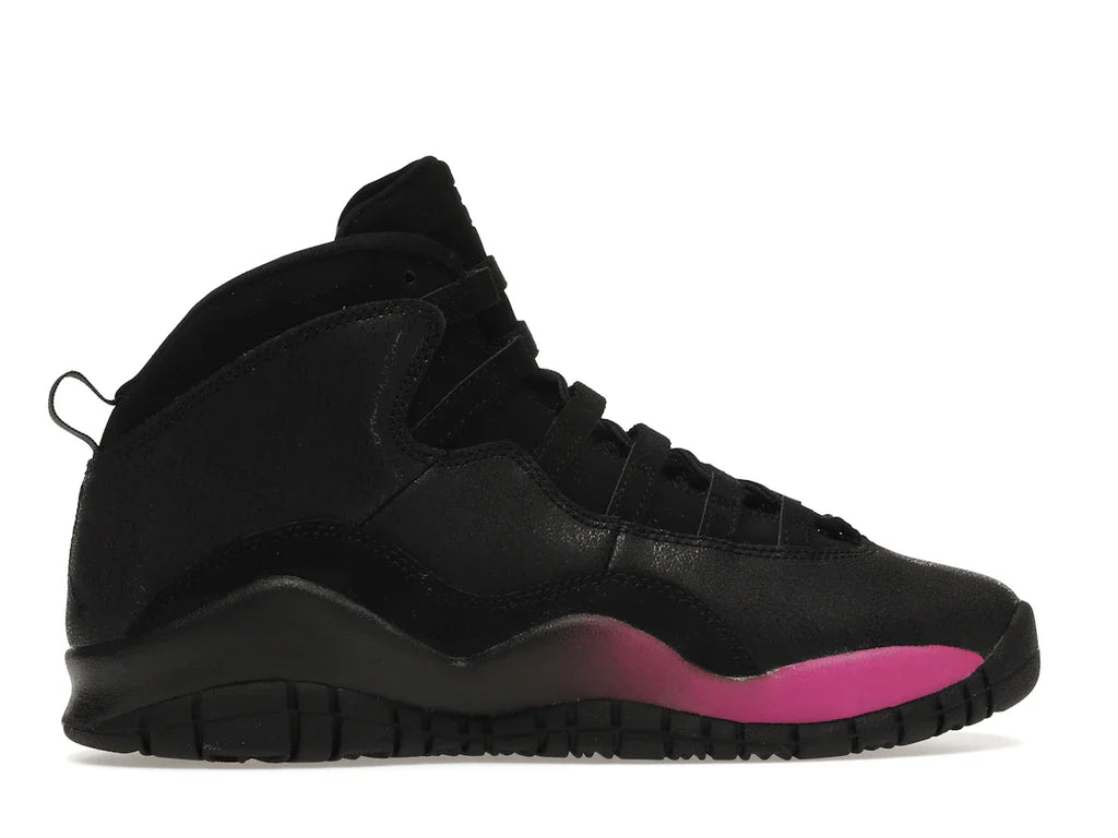 Jordan 10 Retro Schwarz Fuchsia Schwarz (GS)