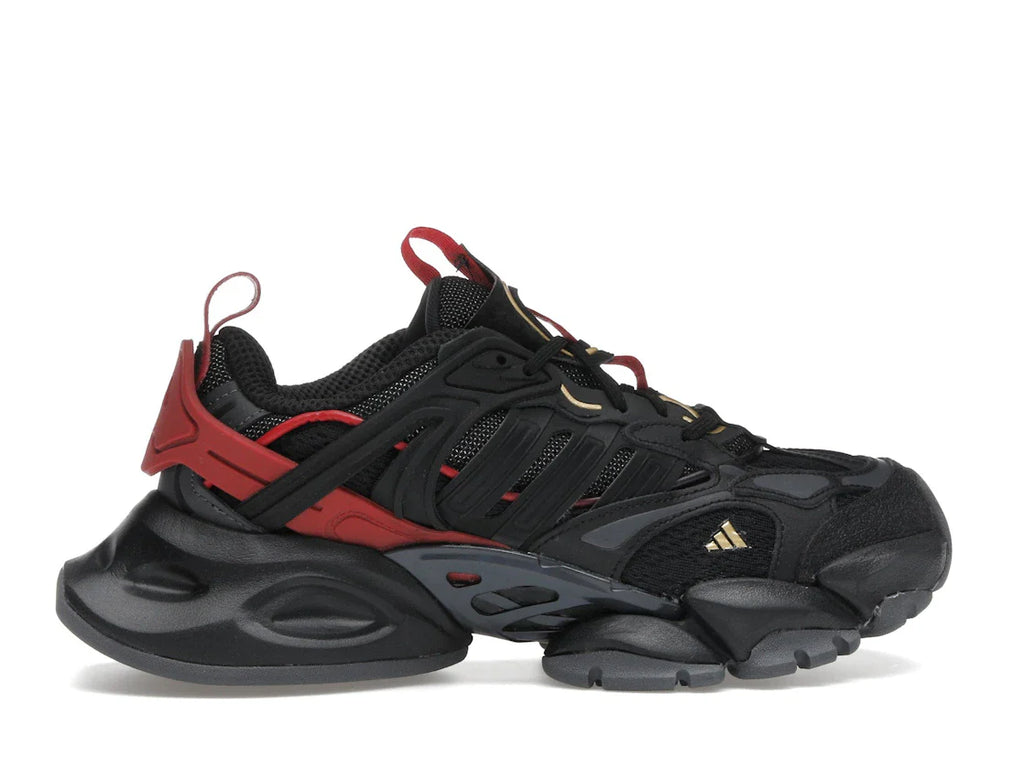 adidas XLG Runner Deluxe Schwarz Gold Metallic Rot