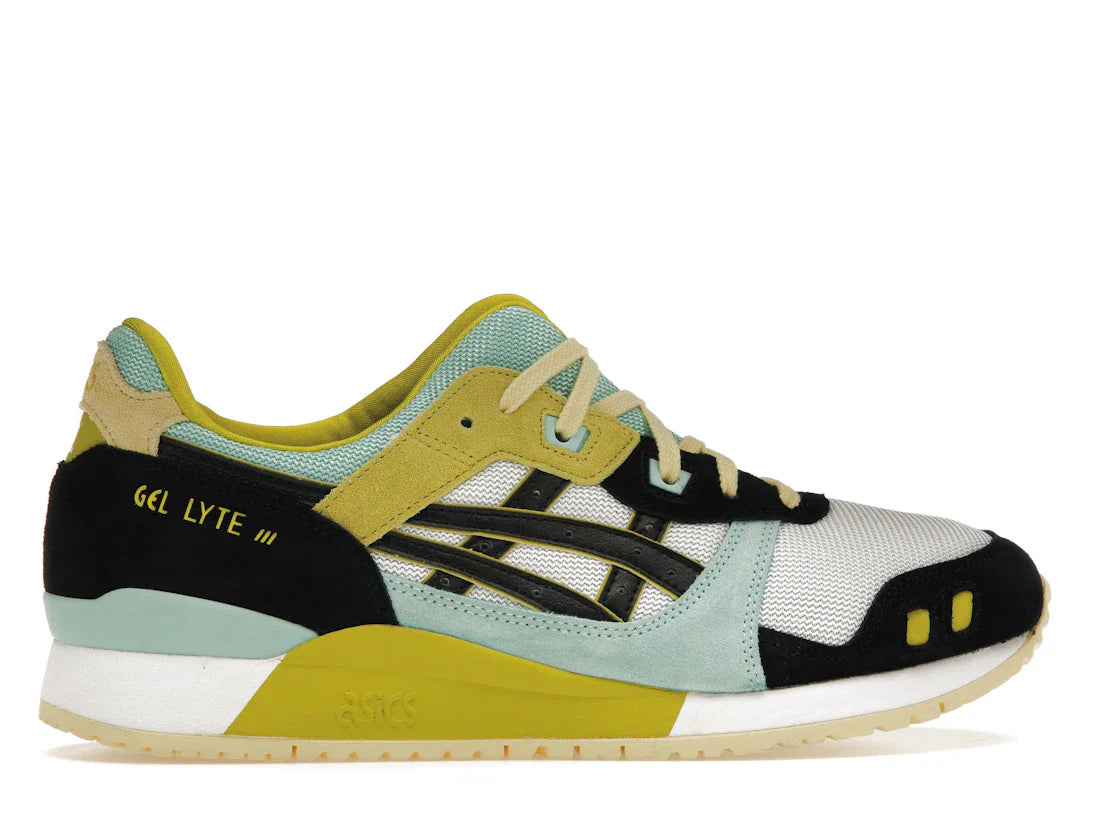 ASICS Gel-Lyte III OG Weiß Schwarz Moosgrün Blau