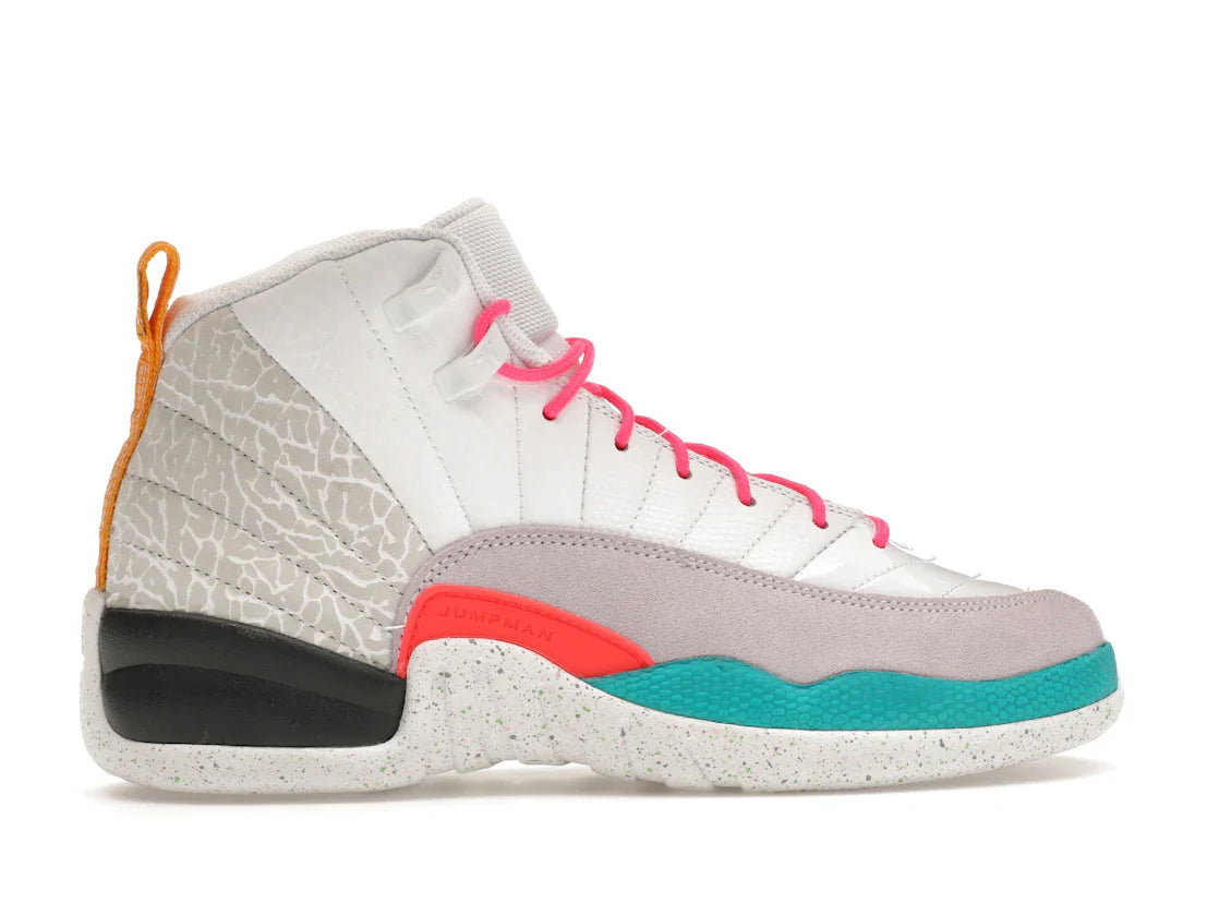 Jordan 12 Retro White Vapor Green (GS)