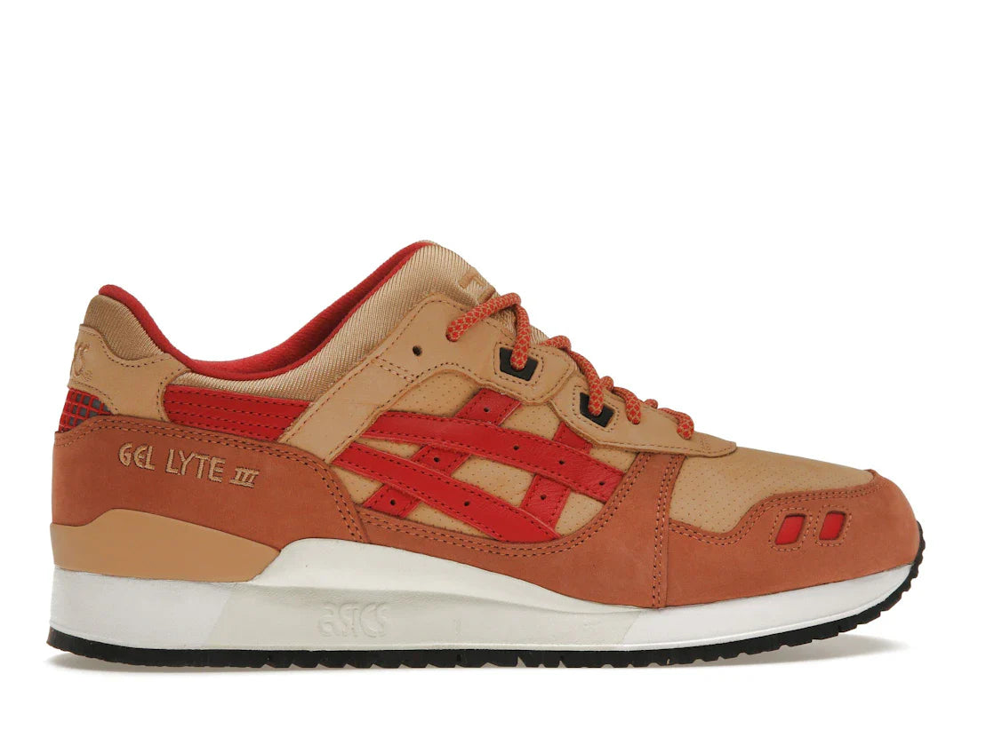 ASICS Gel-Lyte III '07 Remastered Kith Marvel X-Men Gambit Geöffnete Verpackung (Sammelkarte nicht enthalten)
