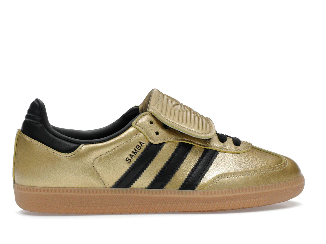 adidas Samba LT Gold Metallic Black Gum (Damen)