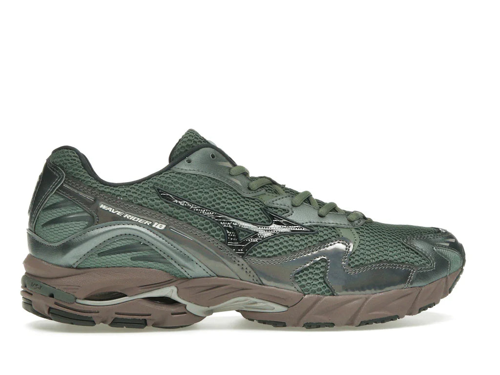 Mizuno Wave Rider 10 Agave Grün Schwarz