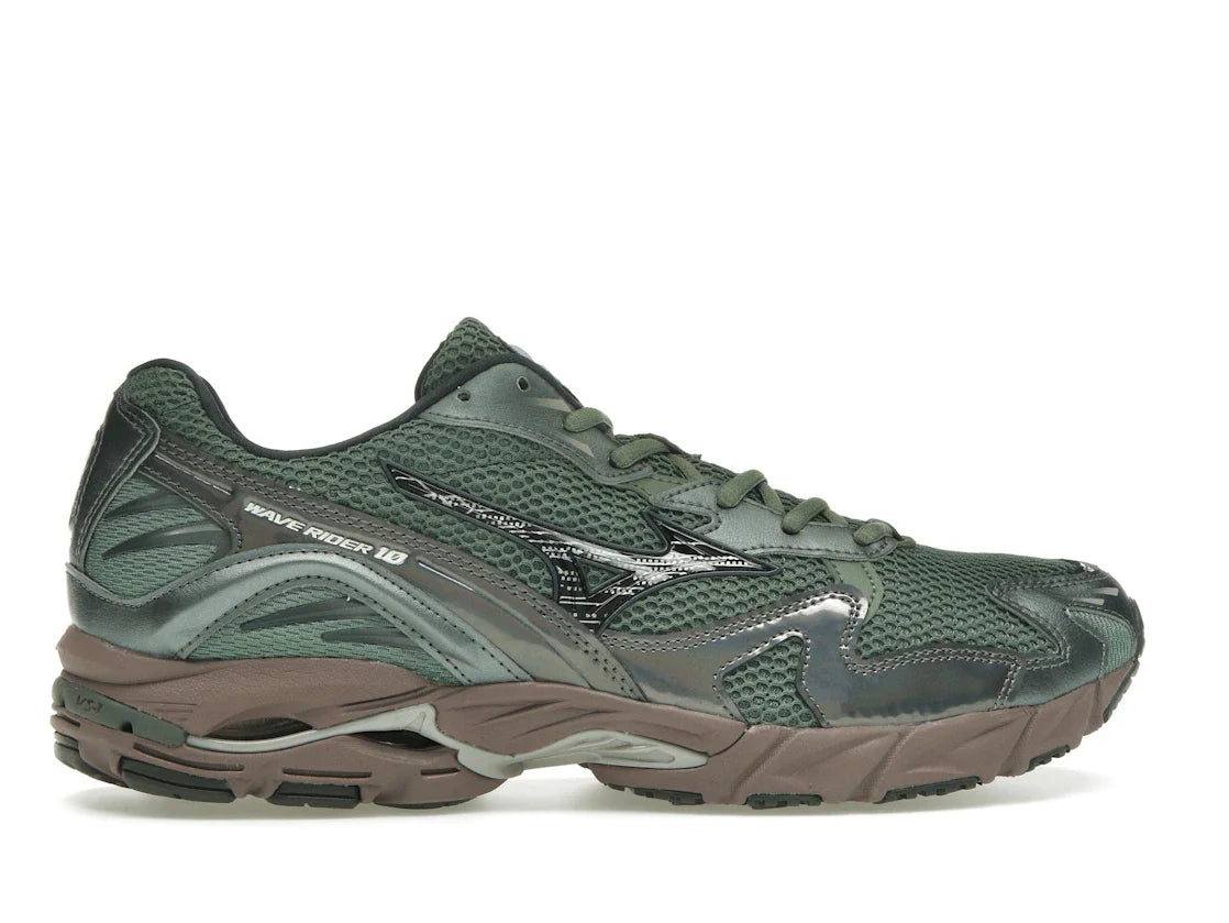 Mizuno Wave Rider 10 Agave Grün Schwarz