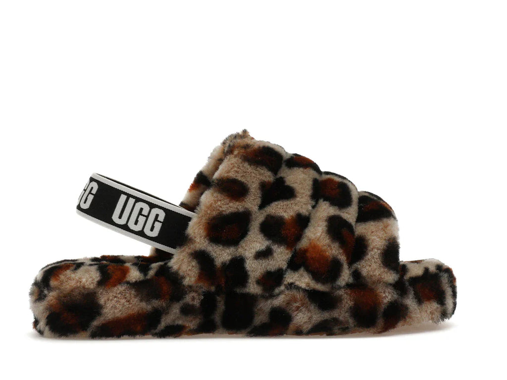 UGG Fluff Yeah Slide Leopard Amphora (Kinder)