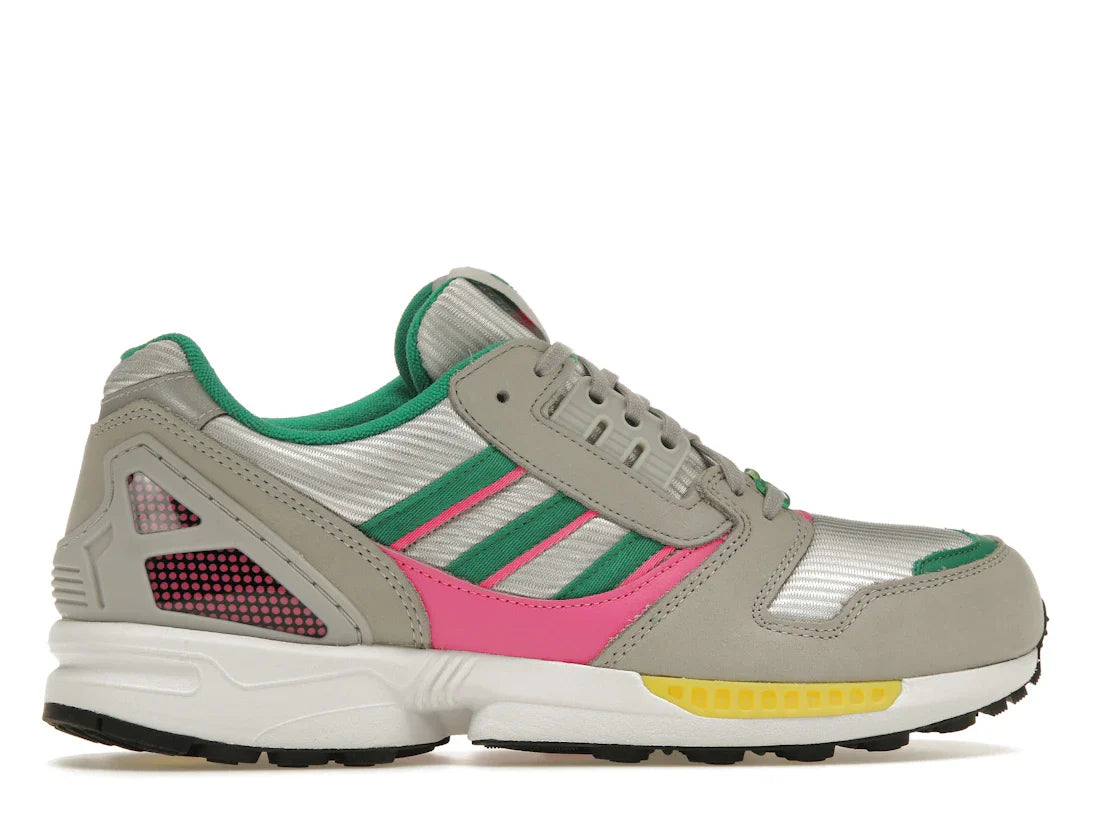adidas ZX 8000 Grau Court Grün Screaming Pink