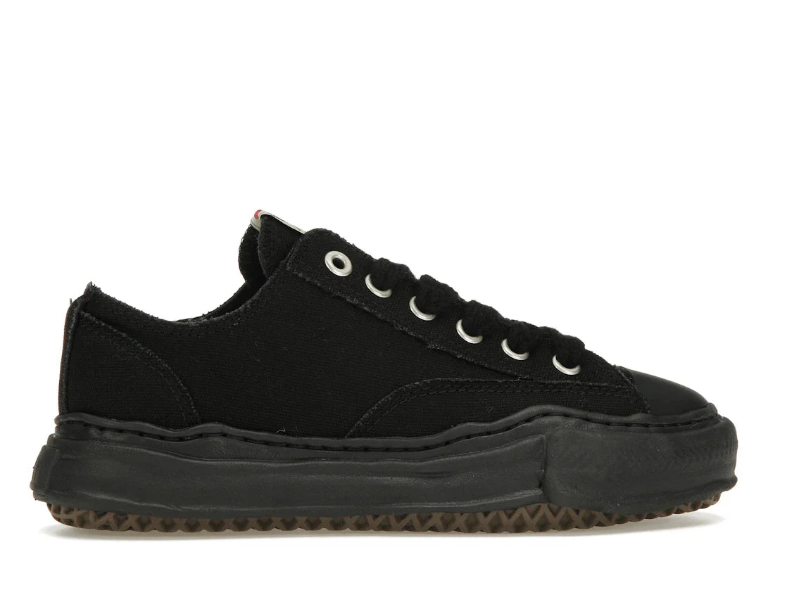 Maison Mihara Yasuhiro Peterson OG Sole Canvas Low Schwarz Schwarz