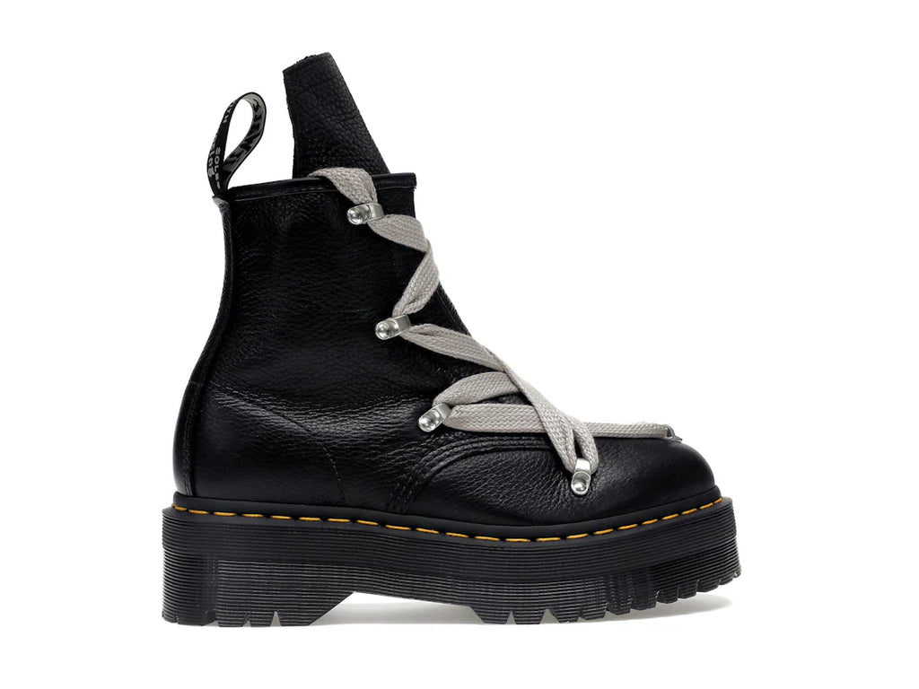 Dr. Martens 1460 Quad Ledersohle Pentagramm Jumbo Schnürstiefel Rick Owens Schwarz