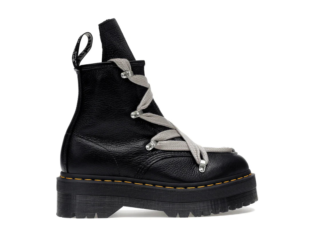 Dr. Martens 1460 Quad Ledersohle Pentagramm Jumbo Schnürstiefel Rick Owens Schwarz