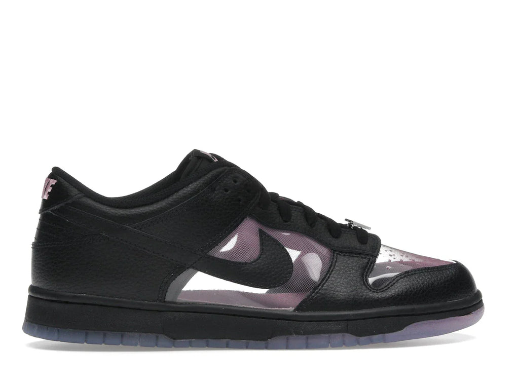 Nike Dunk Low Retro Transparent Schwarz Pink Rise