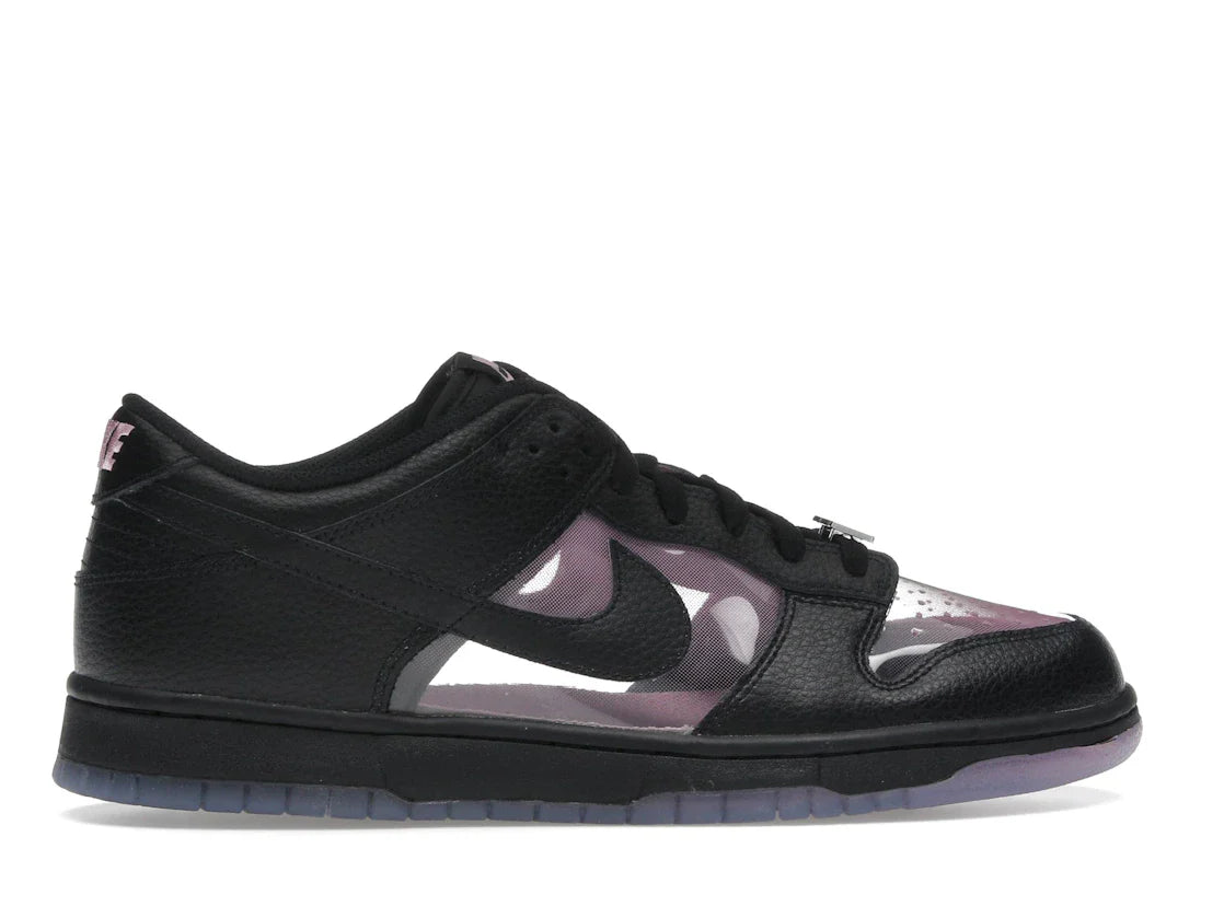 Nike Dunk Low Retro Transparent Schwarz Pink Rise