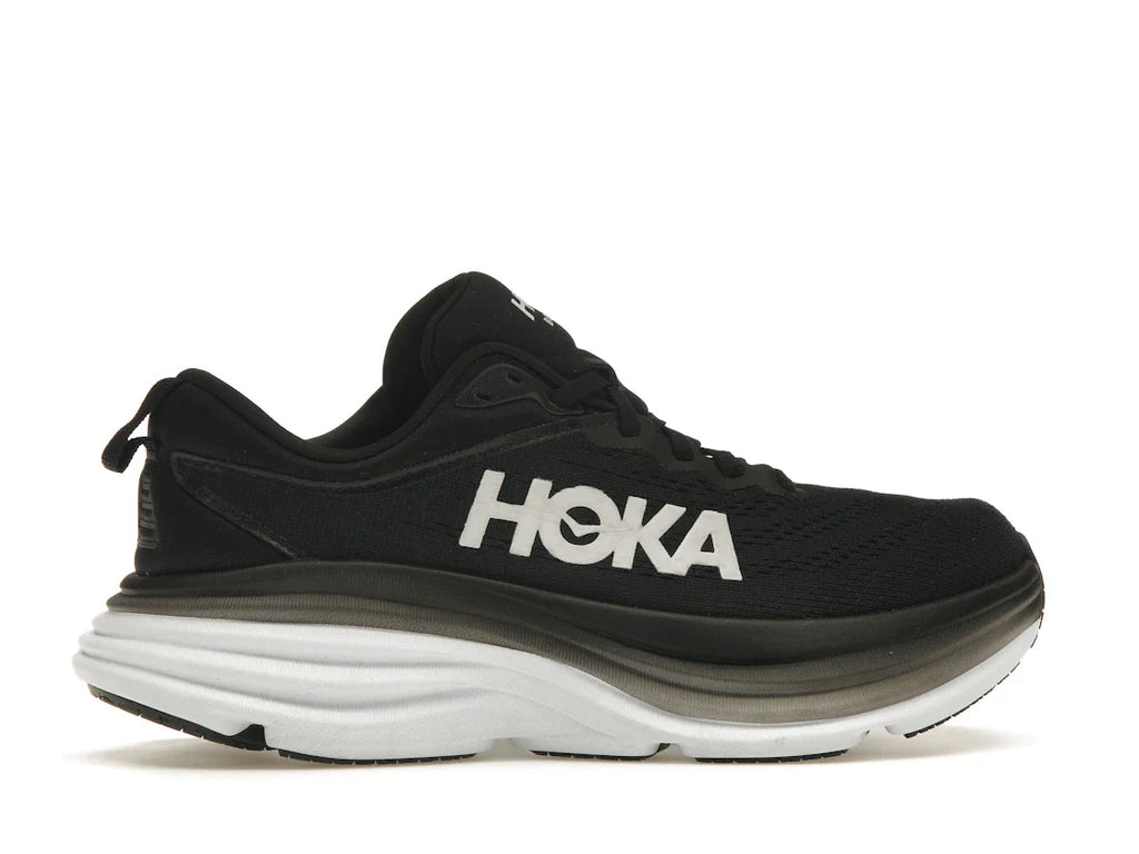 Hoka One One Bondi 8 Schwarz Weiß (Damen)