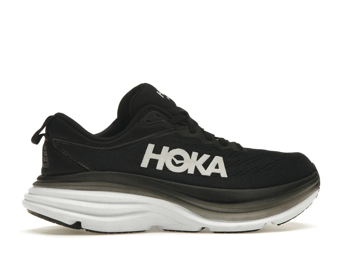 Hoka One One Bondi 8 Schwarz Weiß (Damen)
