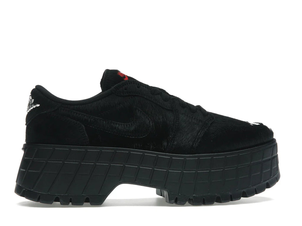 Jordan 1 Low Brooklyn Black Gym Red (Damen)