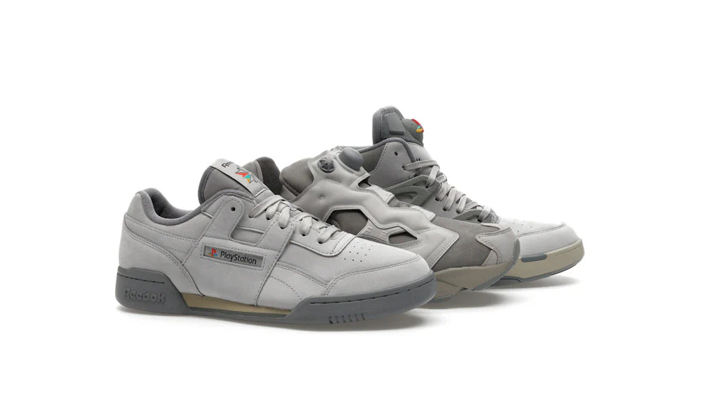 Reebok Workout Plus, Reebok Pump Omni Zone II & Reebok Instapump Fury 94 PlayStation 30th Anniversary Stapelbox