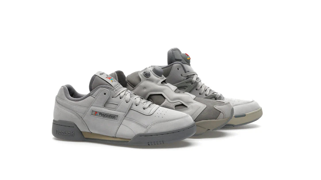 Reebok Workout Plus, Reebok Pump Omni Zone II & Reebok Instapump Fury 94 PlayStation 30th Anniversary Stapelbox