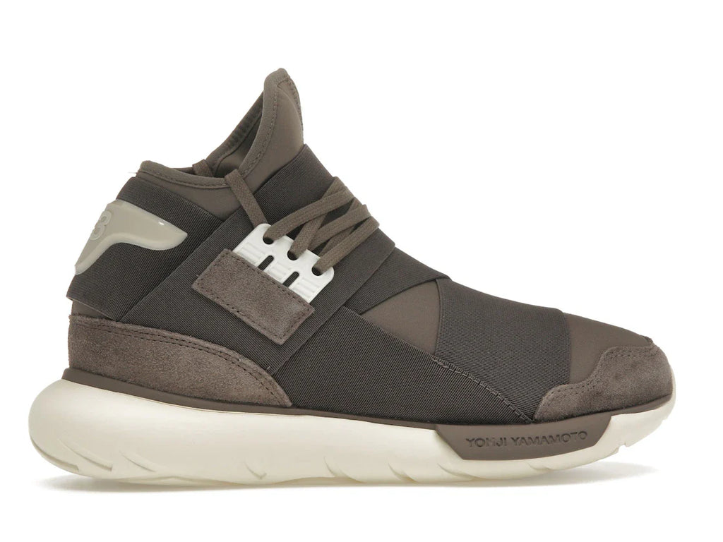 adidas Y-3 Qasa High Braun Creme Weiß