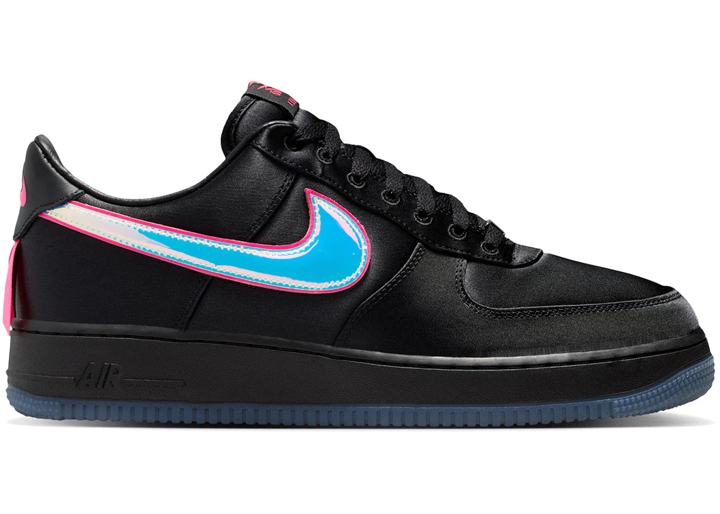 Nike Air Force 1 Low Brustkrebsbewusstsein Schwarz Hyper Pink